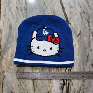 LA Dodgers Hello Kitty Beanie